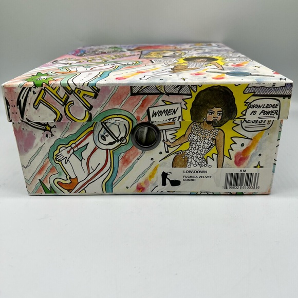 Jeffrey Campbell Low Down Platform Fuchsia Velvet - Picture 2 of 15